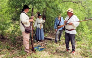 Fritztown Free Trappers Spring Rendezvous - Nagelmueller Ranch - White Smoke Company of Buckskinners