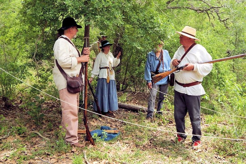 Fritztown Free Trappers Spring Rendezvous - Nagelmueller Ranch - White Smoke Company of Buckskinners