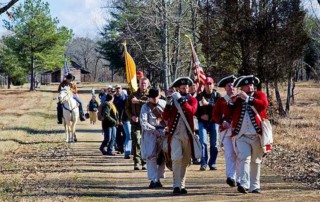 Morgans Victory March Reenactment - Cherokee Historical and Preservation Society - Grindal Shoals