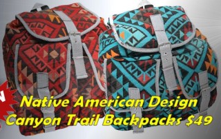 Native American Design Backpack - Canyon Trails