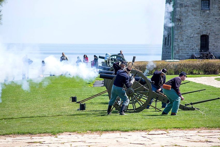 Old Fort Niagara Civil War Artillery School - Reynolds Battery 1st New York Light Artillery