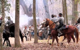 Battle for Broxton Bridge Reenactment - Broxton Bridge Plantation - Battery C, 32nd Georgia Artillery - 2nd Georgia Regiment Co. D Burke Sharpshooters