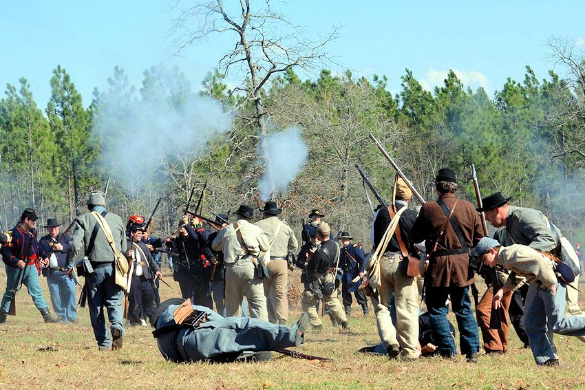 Battle of Aiken Reenactment - Crazy Crow Civil War Reenactment Calendar