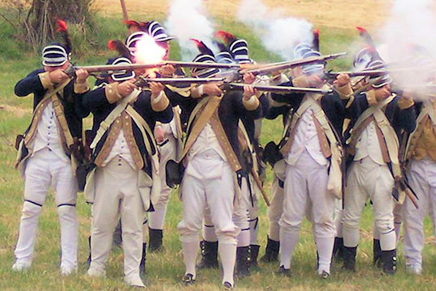 Battle of Guilford Courthouse Reenactment - Greensboro Country Park - The Colonial Heritage Center - Guilford Battleground Company