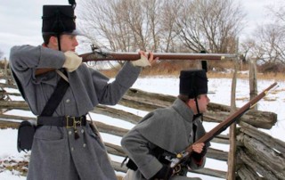 Battle of Ogdensburg Reenactment - Forsyths Rifles Inc - Downtown Ogdensburg - Fort De La Peesentation