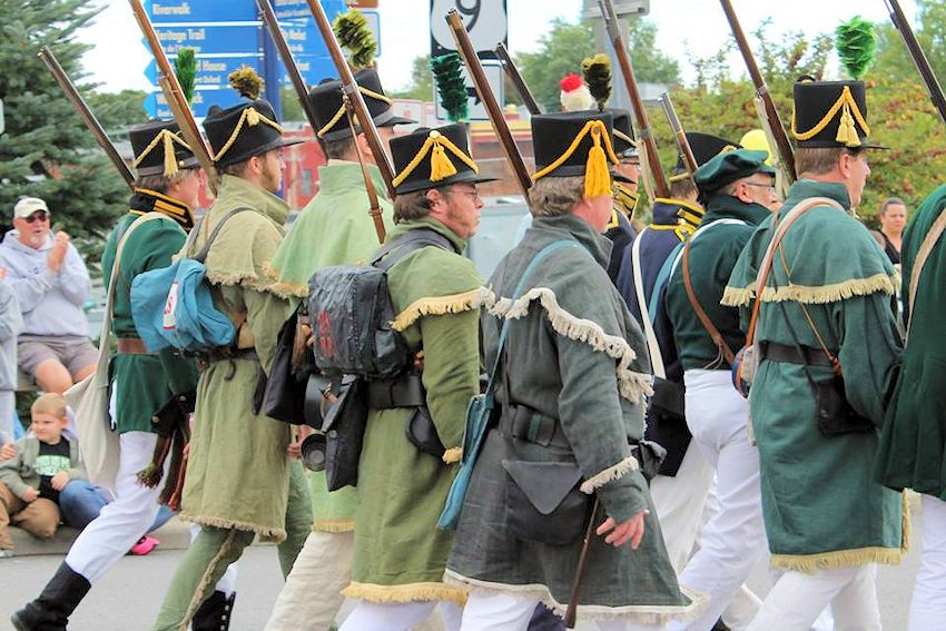 Downtown Ogdensburg Battle of Ogdensburg Reenactment War of 1812