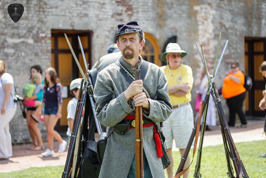 Fall Fort Macon Civil War Reenactment - Fort Macon State Park - 1st NC Volunteers