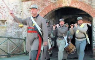 Summer Fort Macon Civil War Reenactment - Fort Macon State Park - 1st NC Volunteers