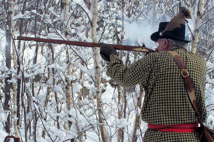 St Lawrence Valley Primitive Snowshoe Biathlon - St Lawrence Valley Sportsman's Club - Fort de la Presentation - Forsyths Rifles