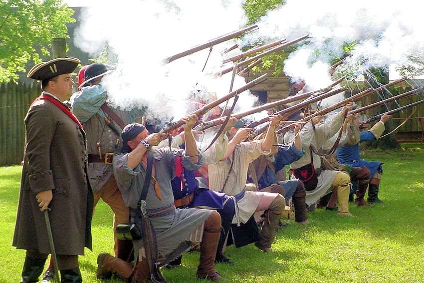 Winter Militia Muster at Fort Watauga