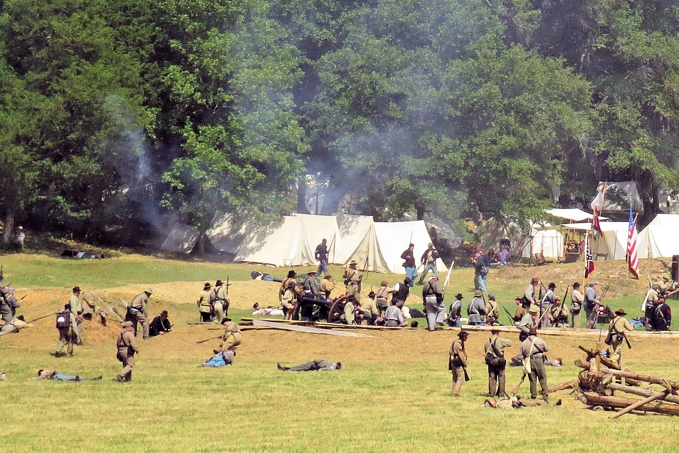 Battle of Bost Grist Mill Reenactment