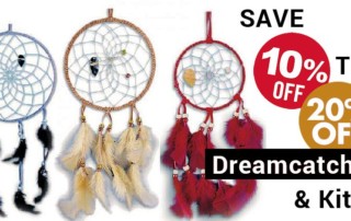 Native American Dreamcatchers & Dreamcatcher Kits Sale - SAVE 10-20%