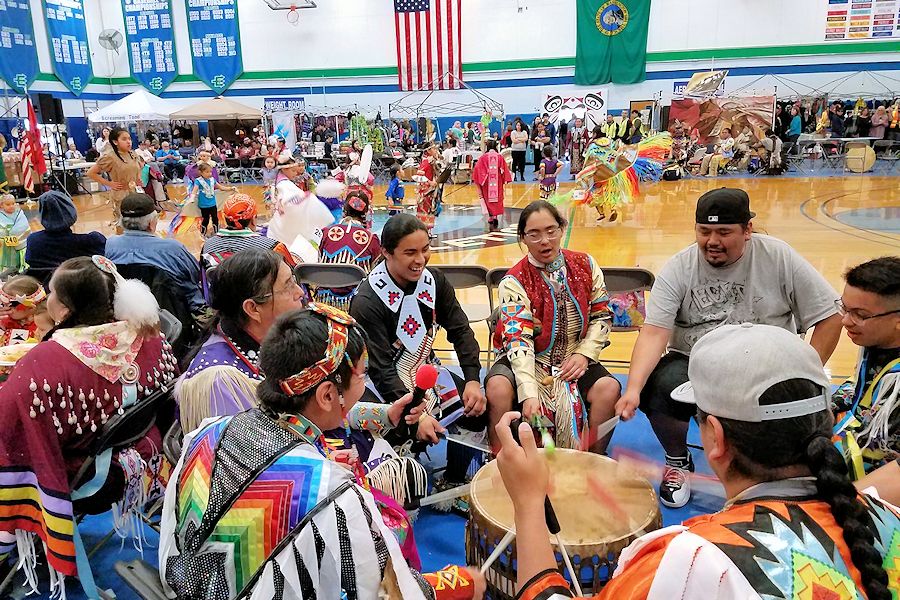 Edmonds Community College Powwow - Edmonds Community College Seaview Gymnasium - Edmonds Community College Native Student Association
