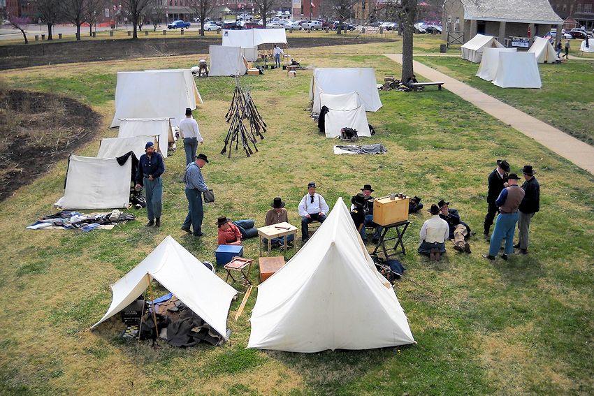 Fort Scott Civil War Encampment - Fort Scott National Historic Site - Friends of Fort Scott National Historic Site