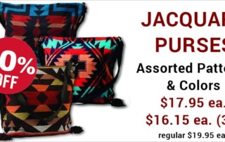 Jacquard Purses, Canvas Totes and Cotton Stencil Purses ON SALE