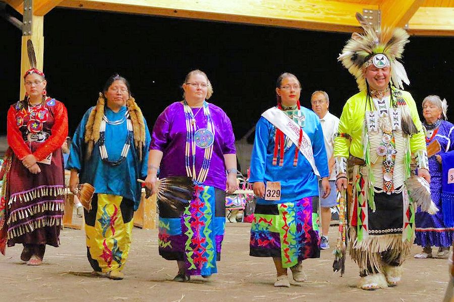 Kaw Nation Washunga Days Powwow - Dance Arbor at Allegawaha Park