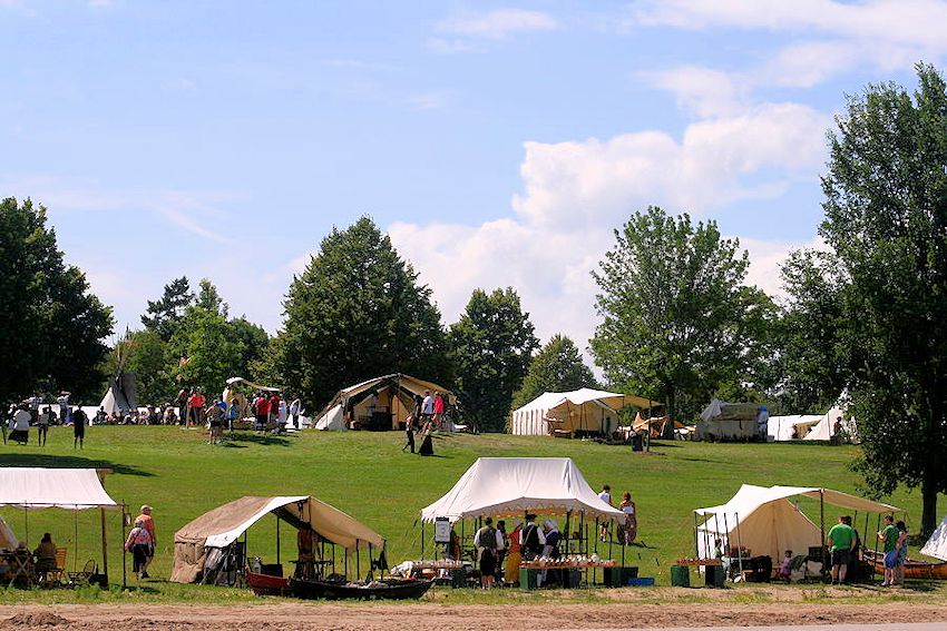 Simmons Island Park Pike River Rendezvous in Kenosha Wisconsin