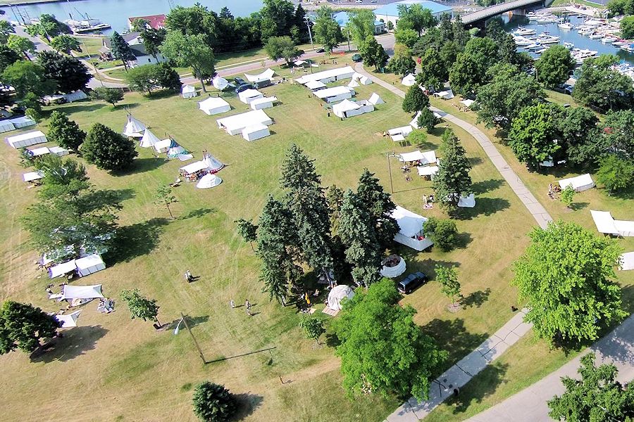 Pike River Rendezvous - Simons Island Park - Kenosha Public Museum