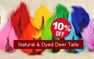 Natural & Dyed Deer Tails Sale - Crow Calls Sale Save 10% thru 4/30/17