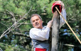 Bedford Liberty Pole Capping Parade and Ceremony - Patriots Day - Wilsons Park - Bedford Minuteman Company