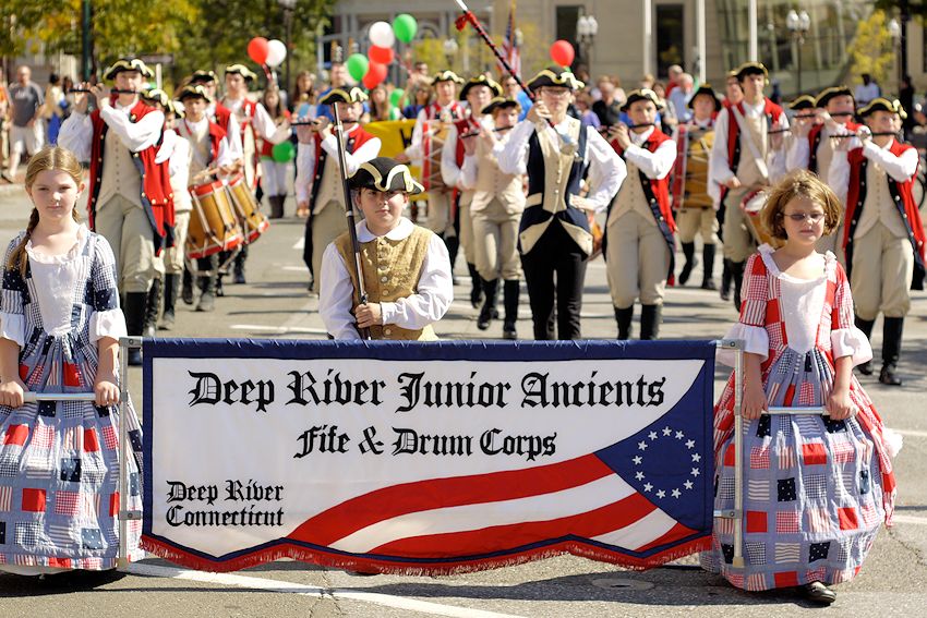 Deep River Ancient Muster - Devitt Field - Deep River Ancient Muster Committee - Deep River Junior Ancient Fife and Drum Corps - Deep River Drum Corps