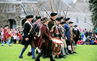 Patriots Day Battle on Lexington Green Reenactment - Lexington Battle Green - Lexington Minute Men