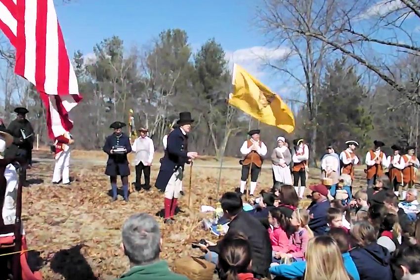 Paul Revere Capture Ceremony - Minute Man National Historic Park Massachusetts - Lincoln Minute Men