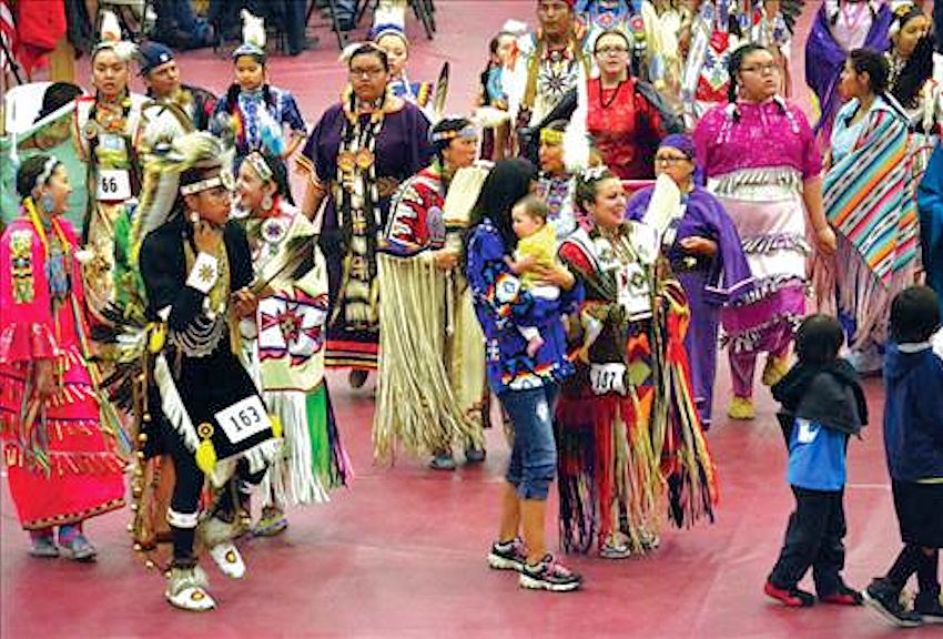 Salish Kootenai College Powwow and Graduate Honoring - Joe McDonald Health and Fitness Center in Pablo, Montana