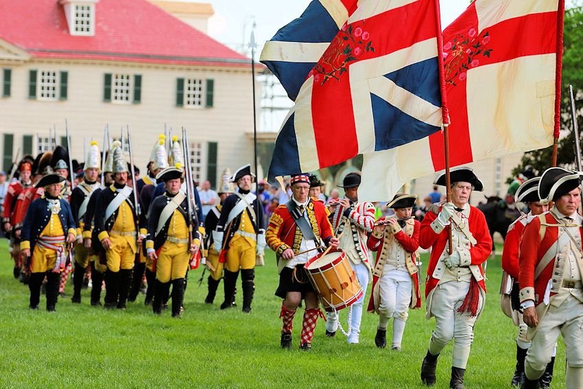The British Brigade Revolutionary War Reenactment Colonial Living