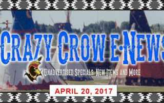 Crazy Crow eNews - Wednesday April 20, 2017