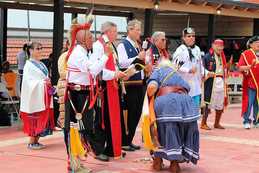 Honoring the Past Changing the Future Celebration Powwow - Fredericksburg Texas Powwow - Marktplatz Square - Traditional Amerian Indian Society