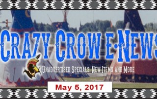 Crazy Crow eNews - Friday May 5, 2017