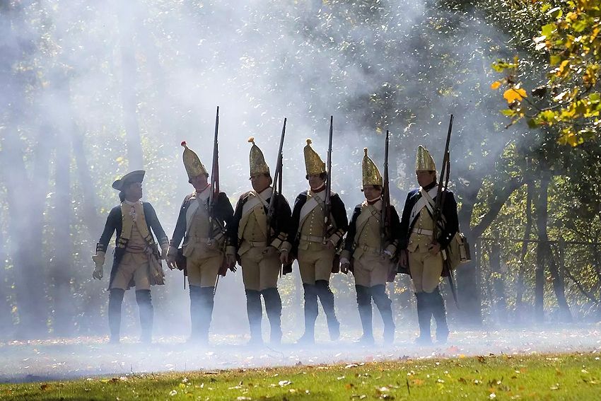 Assault on Fort Mercer Reenactment - Red Bank Battlefield Reenactment - Fort Mercer 18th-Century Field Day - Red Bank Battlefield Park