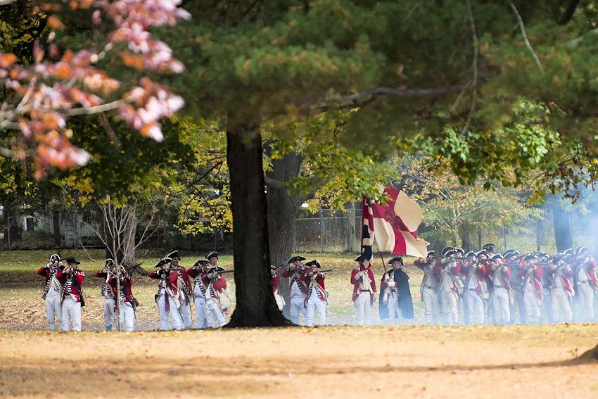 Assault on Fort Mercer Reenactment - Red Bank Battlefield Reenactment - Fort Mercer 18th-Century Field Day - Red Bank Battlefield Park