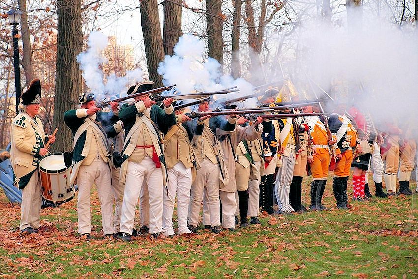 Retreat Weekend at Fort Lee Historic Park - Brigade of the American Revolution - Bergen County Historical Society - Reenactment of General Washington's Retreat to Victory - Fort Lee Historical Society