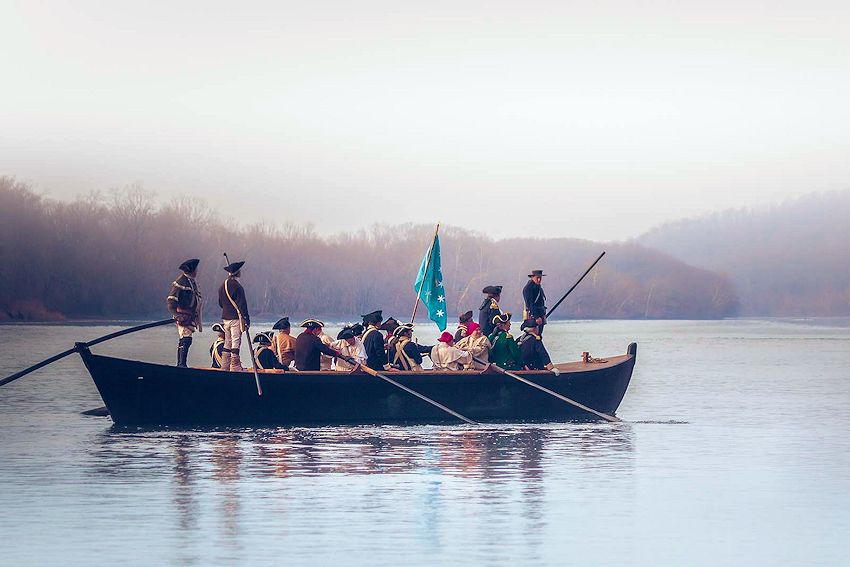 Washington Christmas Day Crossing Reenactment - Washington Crossing Reenactment Dress Rehearsal - Friends of Washington Crossing Park - Washington Crossing Historic Park