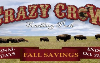 Crazy Crow dNews Last Chance for Fall Savings - ends Oct 31 2017