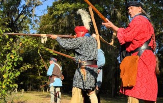 1st Seminole War Scott Massacre of 1817 Commemoration - River Landing Park - 7th US Infantry Living History Association - Chattahoochee Main Street