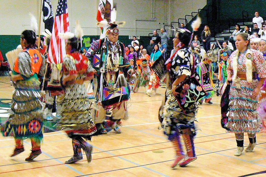 Gwen Steirer New Years Eve Powwow - Mt Pleasant Hight School - American Indian Alliance