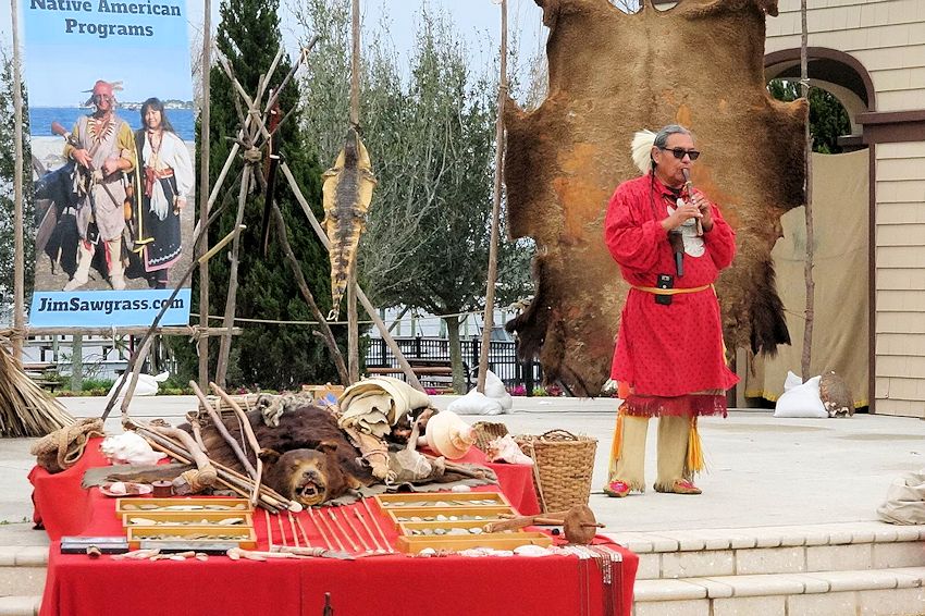 Ormond Beach Native American Festival - The Casements - City of Ormond Beach Department of Leisure Services - Deep Forest Native American Experience - Jim Sawgrass