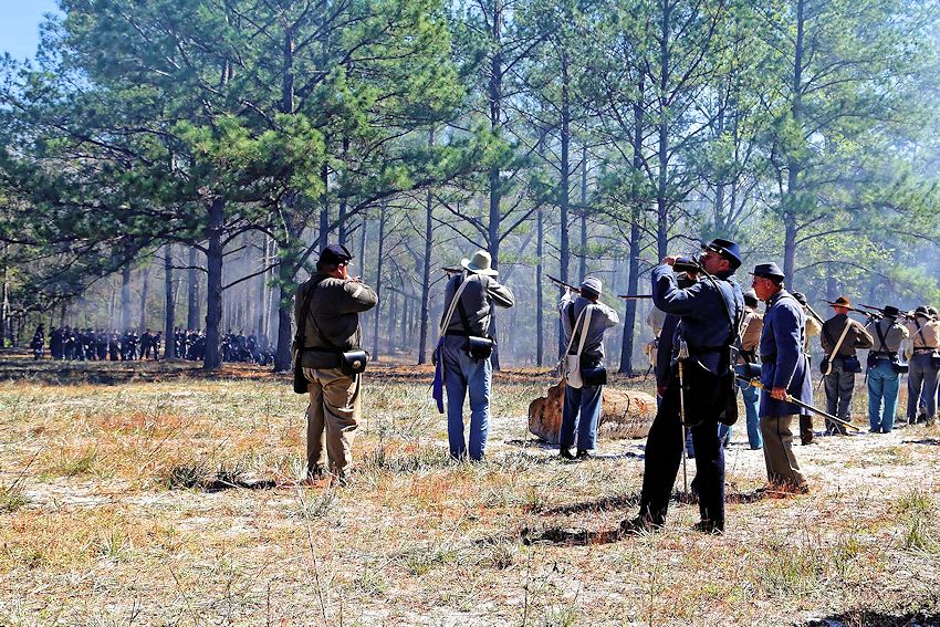 Battle of Natural Bridge Reenactment - Natural Bridge Battlefield Historic State Park - Natural Bridge Historical Society