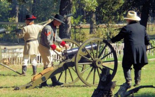 Grayson County Fall Civil War Days at Frontier Village - Civil War Days at Grayson County Frontier Village - Grayson County Frontier Village - Colonel George R Reeves 11th Texas Cavalry Camp 349 Reenactors - Elliotts Scouts Texas Company D Reenactors