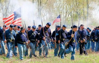 Neshaminy Civil War Reenactment - Neshaminy State Park - Neshaminy Living History Association - 1st Legion Provisional Army of the Confederate States - The Mifflin Guard - 28th Pennsylvania Volunteer Infantry Company C