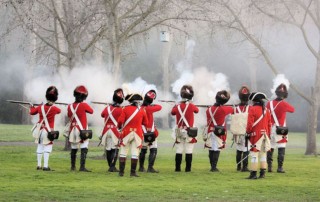 Rebellion in Huntington Beach - Huntington Central Park - Huntington Beach Historical Society - HB Revolution - Huntington Beach Revolution - RWFA 23rd Regiment of Foot Captain Fergusons Company