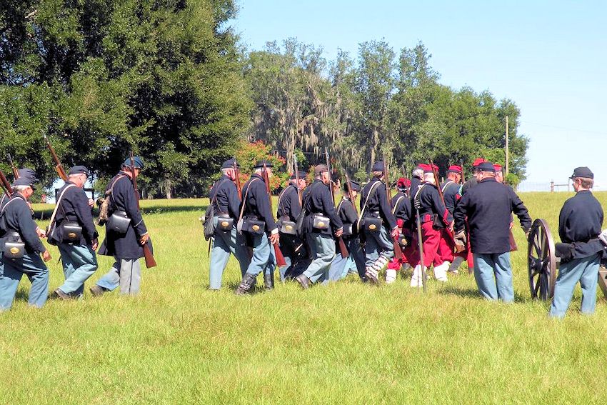 Battle of Dade City Civil War Reenactment - Pioneer Florida Museum and Village - Pioneer Florida Museum Association