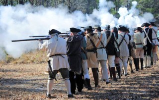 Battle of Moores Creek Bridge Reenactment - Moores Creek National Battlefield - Johnston County Colonial Militia Reenactors