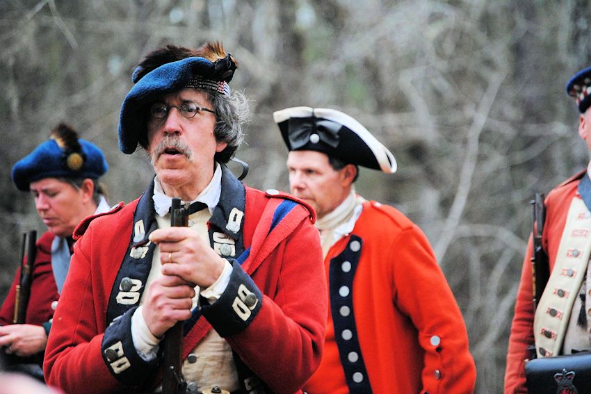 Battle of Moores Creek Bridge Reenactment - Moores Creek National Battlefield - Johnston County Colonial Militia Reenactors