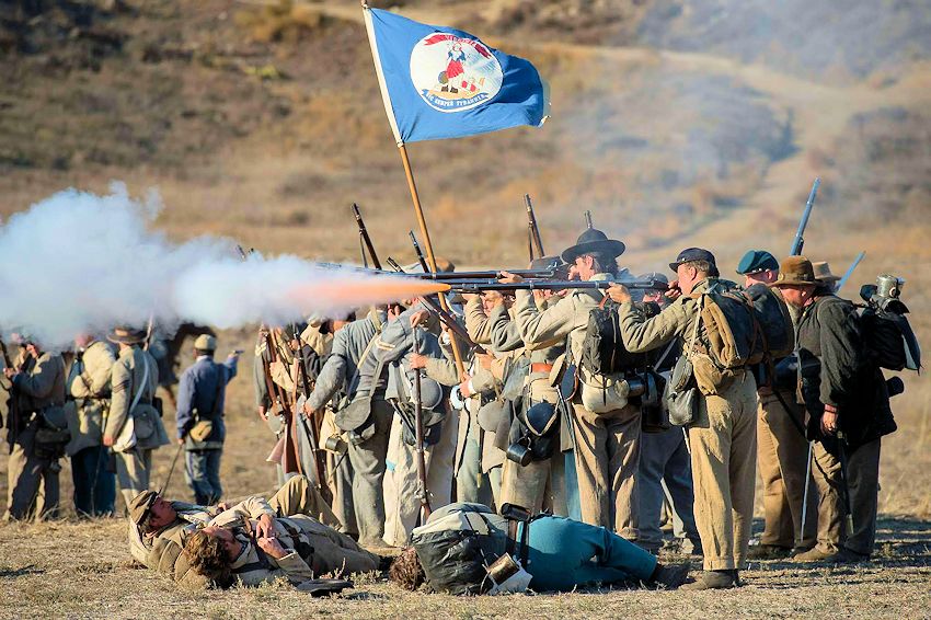 Moorpark Blue and Gray Civil War Reenactment - Hitch Ranch - Rotary Club of Moorpark