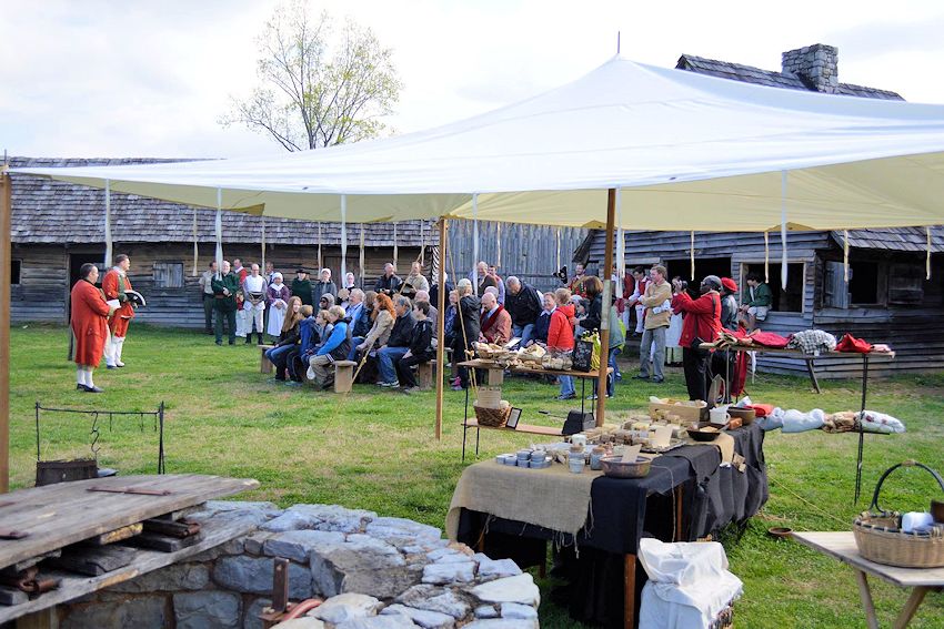 Fort Loudoun Colonial Trades Garrison - Fort Loudon State Park