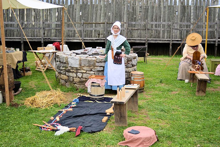 Fort Loudoun Colonial Trades Garrison - Fort Loudon State Park